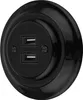 Presa di corrente USB retrò in porcellana da incasso a 2 Anteprima dell’immagine prodotto 1