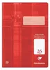 Clairefontaine Heft A4 Premium kariert 5/5mm m Rd 32Bl Produktbild-Vorschau 1