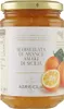 A jar of marmalade with oranges and leaves depicted on the label. Produktbild-Vorschau