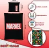 Marvel Logo Bettwäsche schwarz Linon / Renforcé Produktbild-Vorschau 2