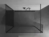 Mexen Kioto Duschwand 95x90x30cm, Gunmetal, Transparent Produktbild-Vorschau 4