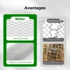 Wiltec Grillage de volière Acier Galvanisé – Mailles 13 mm Voir les images du produit 4