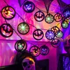 Halloween decorazione pipistrello scheletro strega luci Anteprima dell’immagine prodotto 2