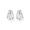 Thomas Sabo Ohrringe 925 Sterling Silver Zirkonia Weiß Produktbild-Vorschau 3