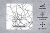 MuchoWow® Mauspad Mousepad Gütersloh - Karte - Stadtplan Produktbild-Vorschau 2