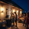Grafner Design Edelstahl Wandlampe mit Bewegungsmelder und Produktbild-Vorschau 8