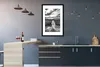 MuchoWow® MuchoWow® Gerahmtes Poster Wolf mit Blick auf die Produktbild-Vorschau 5