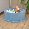 KiddyMoon guľatý bazén s loptičkami Velvet Ball Pool Náhľad obrázku produktu 8