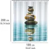 WENKO Sprchový záves Krúžky do vane MEDITÁCIA 180x200 cm Náhľad obrázku produktu 5