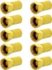 Sat F-Stecker 6,5 - 7 mm + Dichtungsring vergoldet TV Produktbild-Vorschau 1