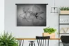 MuchoWow® Wandteppich Wandbehang Stilleben - Schwarz - Weiß Produktbild-Vorschau 3
