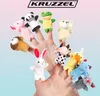 Set mit 10 Plüsch-Fingerpuppen - Tiere, bunt, Maße 4-6/6-10 Produktbild-Vorschau 6