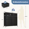 Sweetcrispy Commode avec 9 tiroirs en tissu ，Commode en Voir les images du produit 3