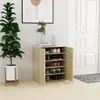vidaXL Armoire à chaussures Chêne Sonoma 60x35x70 cm Bois Voir les images du produit 5