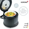 A Korona digital rice cooker with cooked vegetables inside, placed on a white background with promotional text. Anteprima dell’immagine prodotto