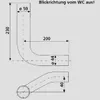 SANIT Spülbogen d:50x44 rechts versetzt 40mm weiß Produktbild-Vorschau 6