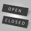 Elegantes Türschild Hängeschild Open/Close 30x8cm Produktbild-Vorschau 4