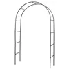 A black metal garden archway. Produktbild-Vorschau