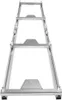 A metal frame structure, likely a chainsaw mill guide system, is shown against a white background. Voir les images du produit