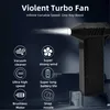 Výkonný turbo ventilátor, dobíjecí ventilátor, dobíjecí, Náhled obrázku produktu 2