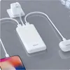 Powerbank K10Pro 20000mAh 2.4A USB-A - weiß Produktbild-Vorschau 2