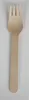 A single wooden fork is shown against a plain white background. Produktbild-Vorschau