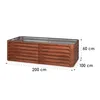 Rust Grow potager surélevé de jardin finition rouille en Voir les images du produit 8
