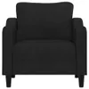 vidaXL Fotel czarny 60 cm tkanina Podgląd zdjęcia produktu 3