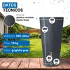 4rain VASO DECOR 2en1 barril para agua de lluvia 220 L Vista previa de la imagen del producto 3