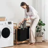 Famanu Wäschekorb mit Bambusrahmen - praktische Produktbild-Vorschau 4