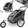KESSER® Kinderanhänger Fahrradanhänger 360° Drehbar mit Produktbild-Vorschau 1