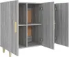 vidaXL Sideboard Grau Sonoma 90x34x80 cm Holzwerkstoff Produktbild-Vorschau 4