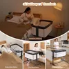 Ezebaby Beistellbett, 2-in-1-Babybett von der Geburt bis 9 Produktbild-Vorschau 3