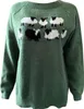 ASKSA Damen Pullover Elegant Rundhals Sweatshirt Casual Produktbild-Vorschau 3