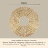 Nástěnná dekorace Boho z ratanu, sada 2 ks | Kulatá Náhled obrázku produktu 3