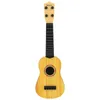 Ukelele para niños, instrumento musical de madera natural Vista previa de la imagen del producto 2