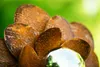 Gartenstecker Blume Metall Gartendeko Rost Edelrost Produktbild-Vorschau 3