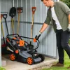 Outsunny Elektro Rasenmäher 1200 W mit 34 cm Schnittbreite Produktbild-Vorschau 9