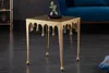 Table d'appoint 50 cm, design doré, table moderne pour Voir les images du produit 3