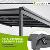Juskys Terrassenüberdachung Borneo 3x3 m – Aluminium Produktbild-Vorschau 7