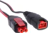 A close-up shot of a black and red extension cable with two connectors. Podgląd zdjęcia produktu