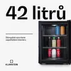 Klarstein Brooklyn 42 Silver, mini lednice, , skleněné Náhled obrázku produktu 2
