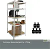 Schwerlastregal 180x75x75cm 875 kg 5 Böden Regal Steckregal Produktbild-Vorschau 9