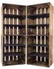 3er Set geflammte/braune Holzkiste mit 2 Mittelbrettern Produktbild-Vorschau 7