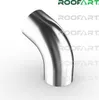 A 3D render of a metal pipe elbow on a white background. Produktbild-Vorschau