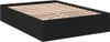 vidaXL Bettgestell Schwarz 135x190 cm Holzwerkstoff Produktbild-Vorschau 3
