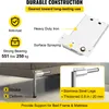 A collage of images showing the features and application of a Murphy bed hardware mechanism. Náhled obrázku produktu