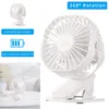 Mini Clip Tisch Ventilator Lüfter Tischventilator leise Produktbild-Vorschau 7