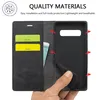 Galaxy S10 Hülle, Standfunktion Kartenfach Wallet Leder Produktbild-Vorschau 5