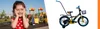 Kinderfahrrad - 16 Zoll - Schwarz und Gelb - für 4-6 Jahre Produktbild-Vorschau 5